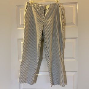 Striped Capri pants
